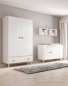 Preview: Babyzimmer Schrank NEW YORK weiß | www.kids-ambiente.com